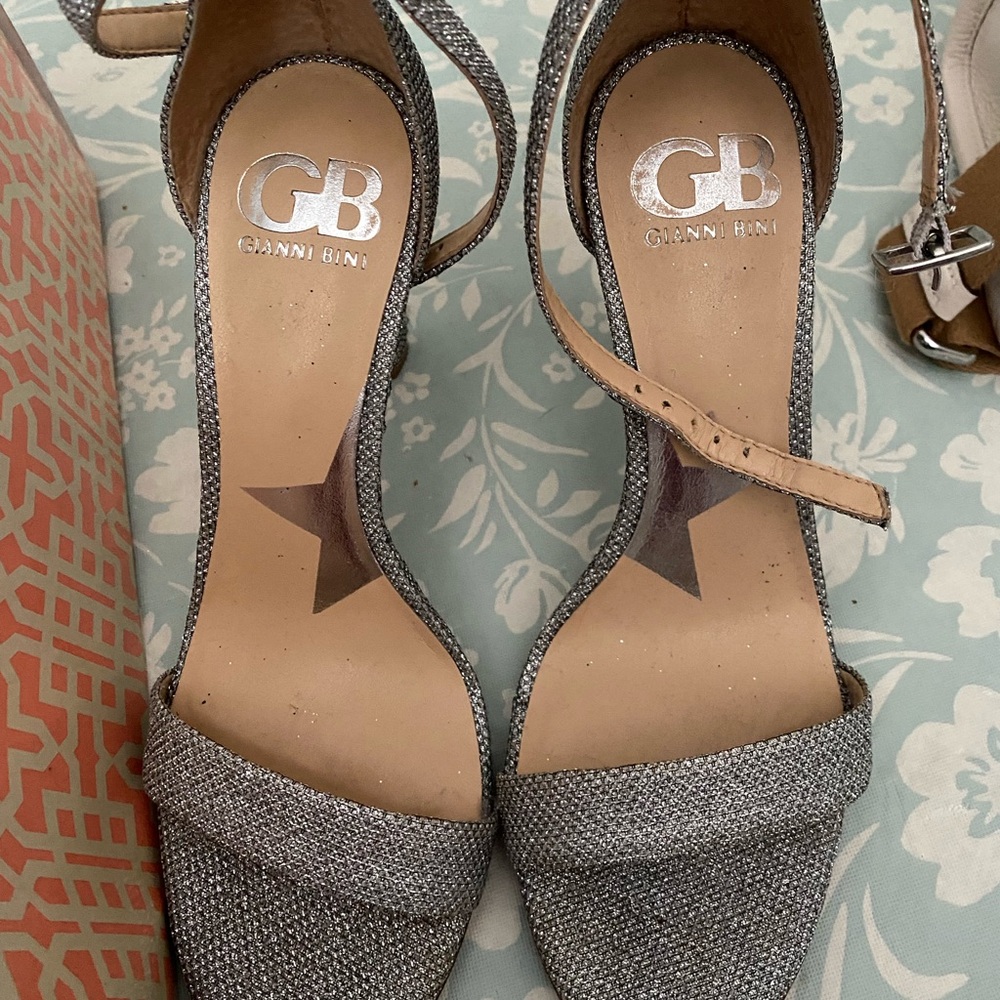 Silver heels